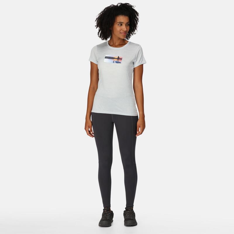 Fingal VII Damen-Walking-T-Shirt mit kurzen Ärmeln