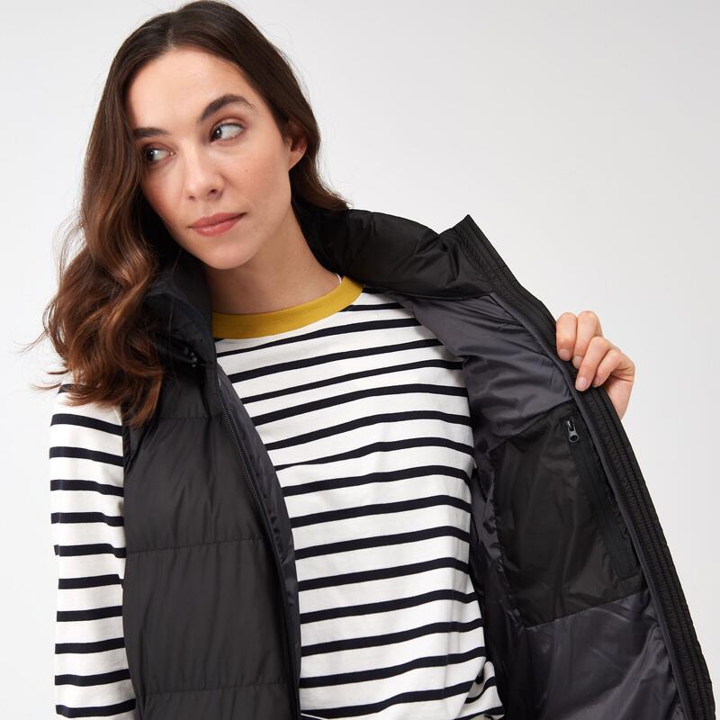 Bodywarmer Wandelen Dames Waterafstotend Gequilt Zonder Mouwen Ganella