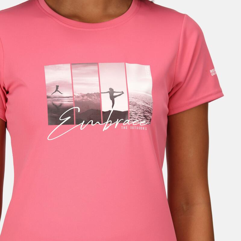 Fingal VII Wandelshirt met korte mouwen voor dames