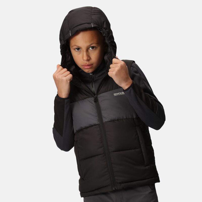 Lofthouse wandelbodywarmer met capuchon voor kinderen