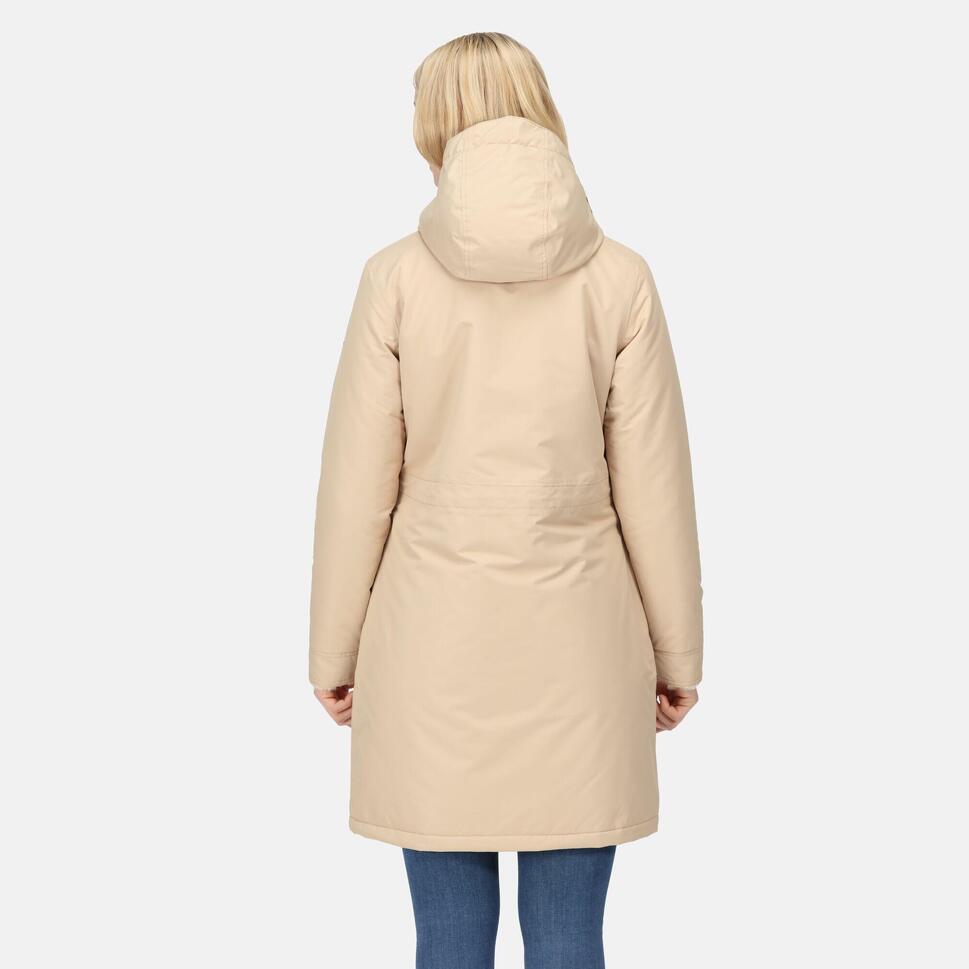 Kurtka Parka Romine Waterproof Rozmiar 40 Beżowy - RWP351-0GE