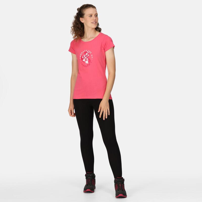 Breezed III Damen-Walking-T-Shirt mit kurzen Ärmeln