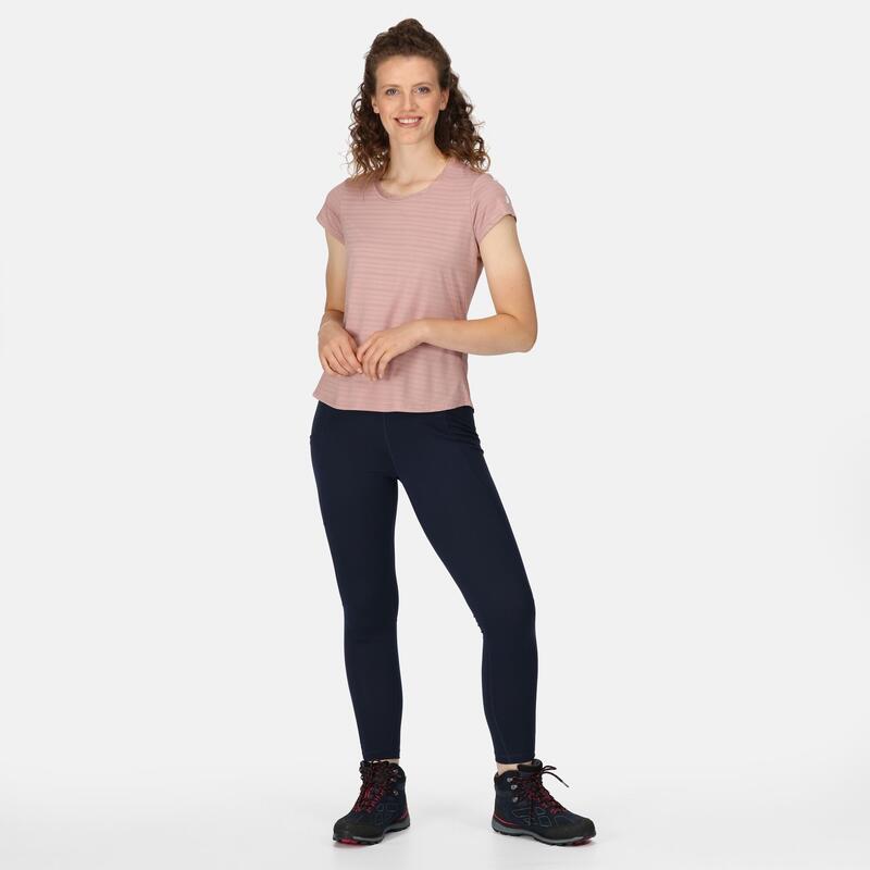 Limonite VI T-shirt de fitness à manches courtes pour femme