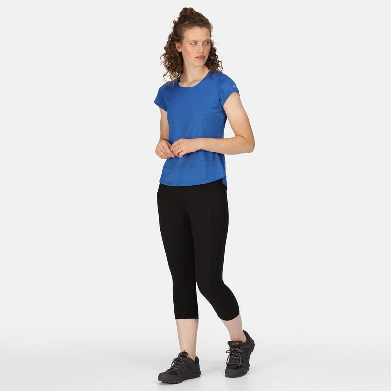 Limonite VI T-shirt de fitness à manches courtes pour femme