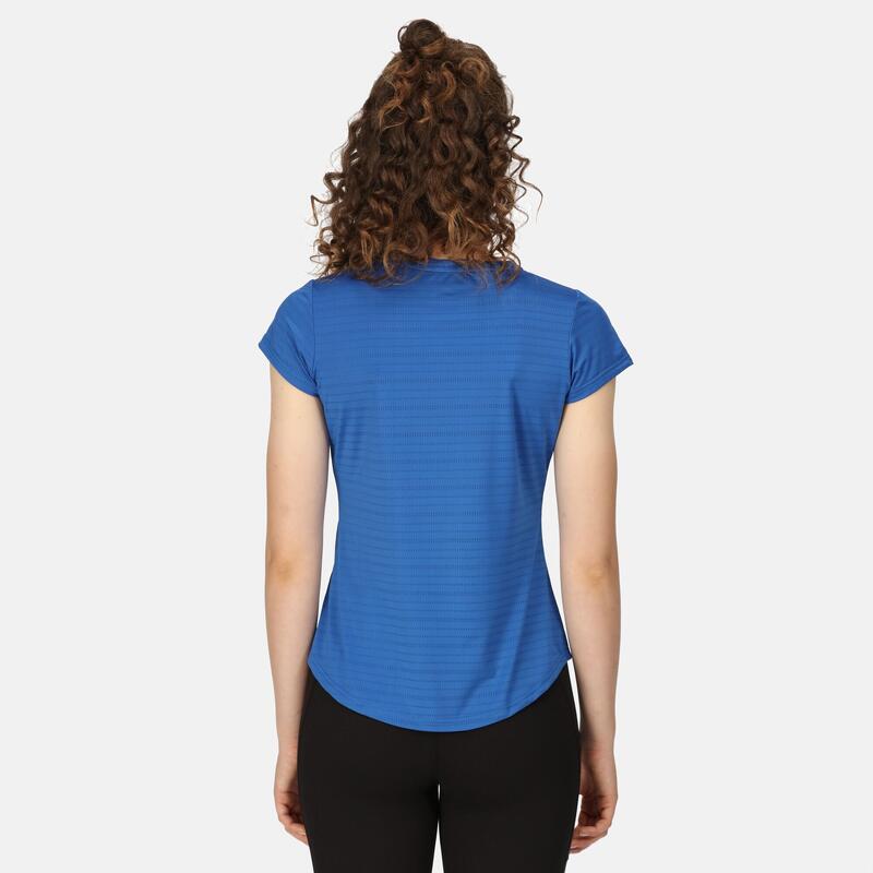 Limonite VI T-shirt de fitness à manches courtes pour femme