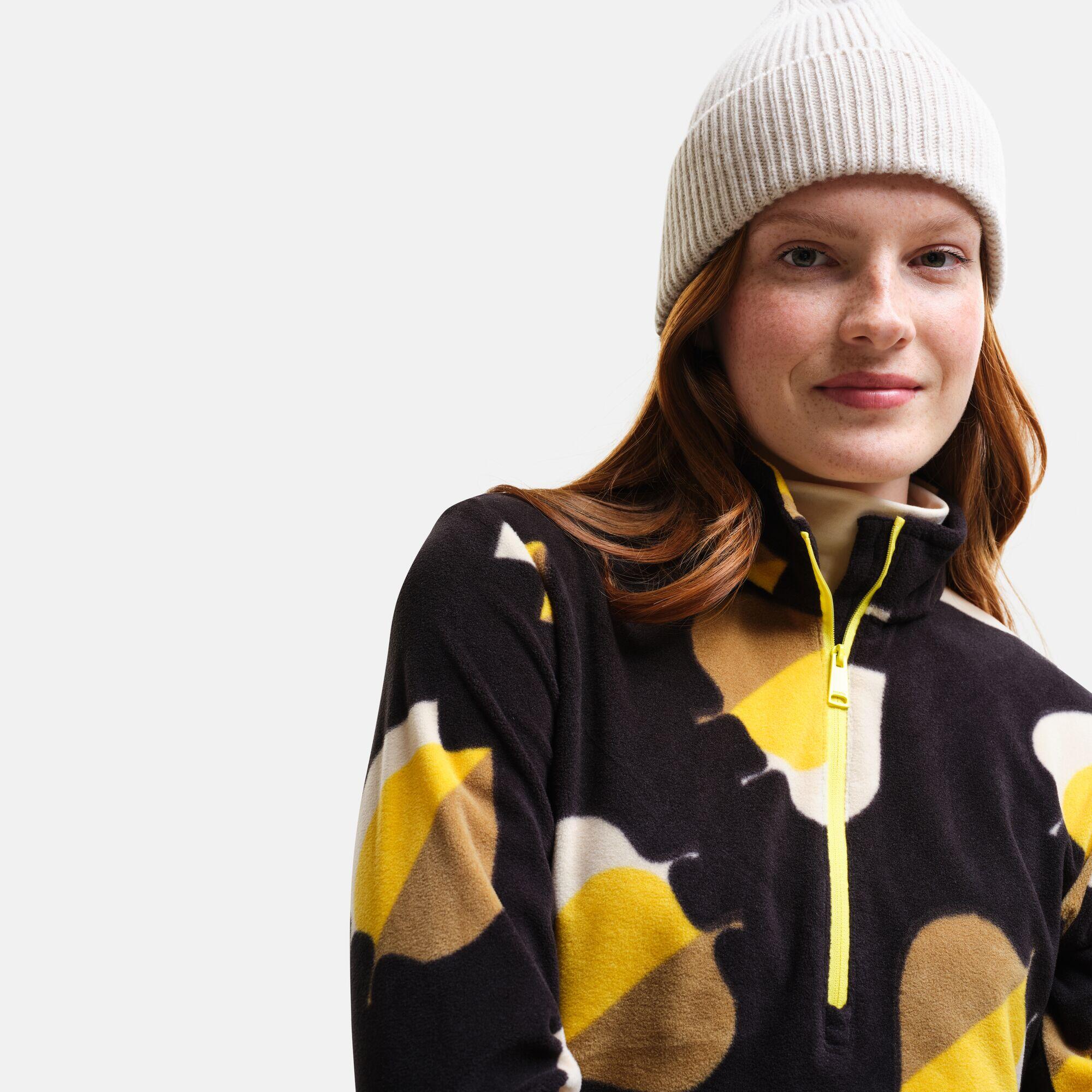 Orla Kiely Zip Neck Walking Fleece 5/5