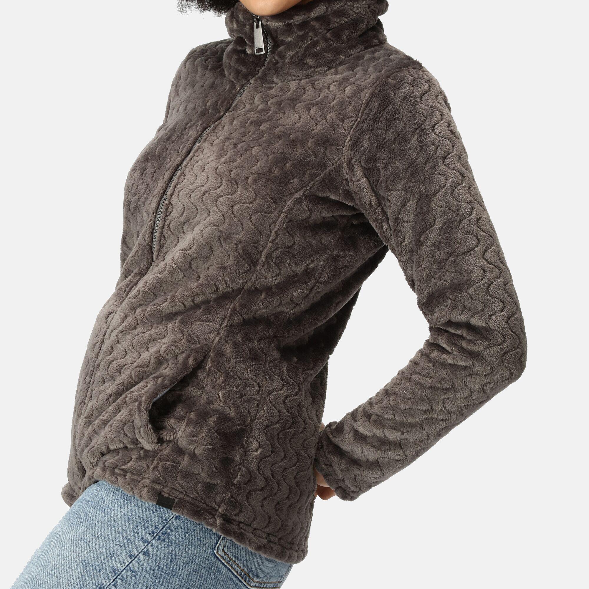Sudadera senderismo mujer Regatta Heloise, gris oscuro 5/7