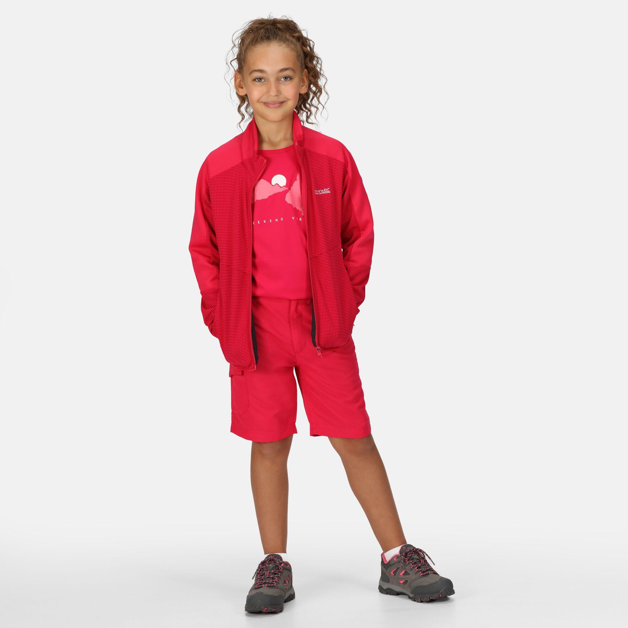 Junior Highton II Kids' Hiking, Full Zip Fleece 3/5