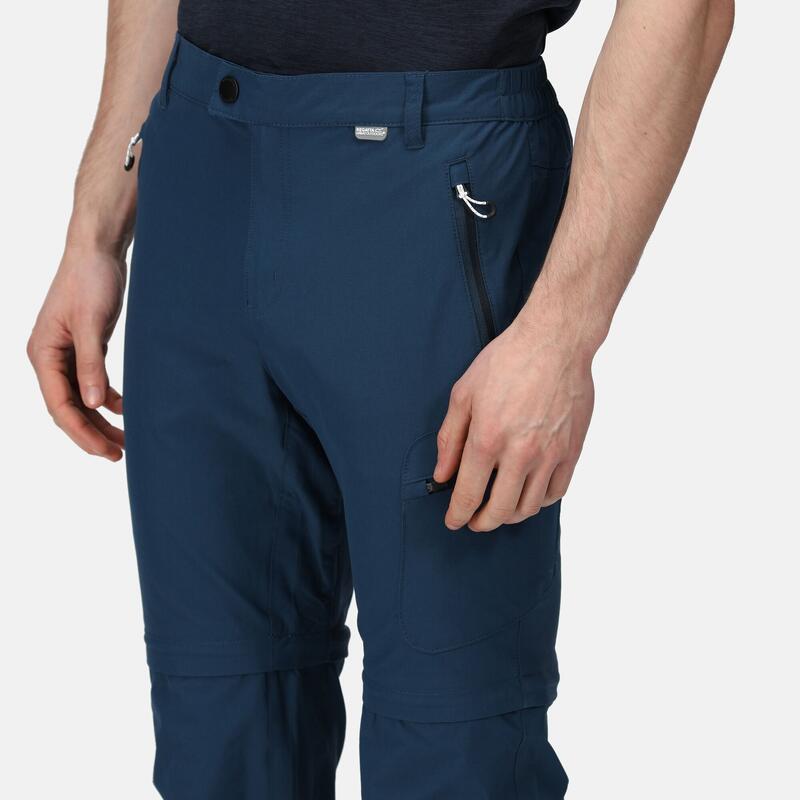 Highton Zip Off Pantalon de randonnée pour homme - Marine moyen