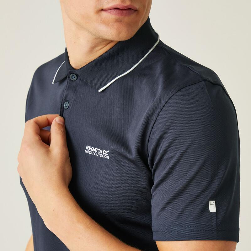 Maverik V Polo Fitness à manches courtes pour homme - Marine