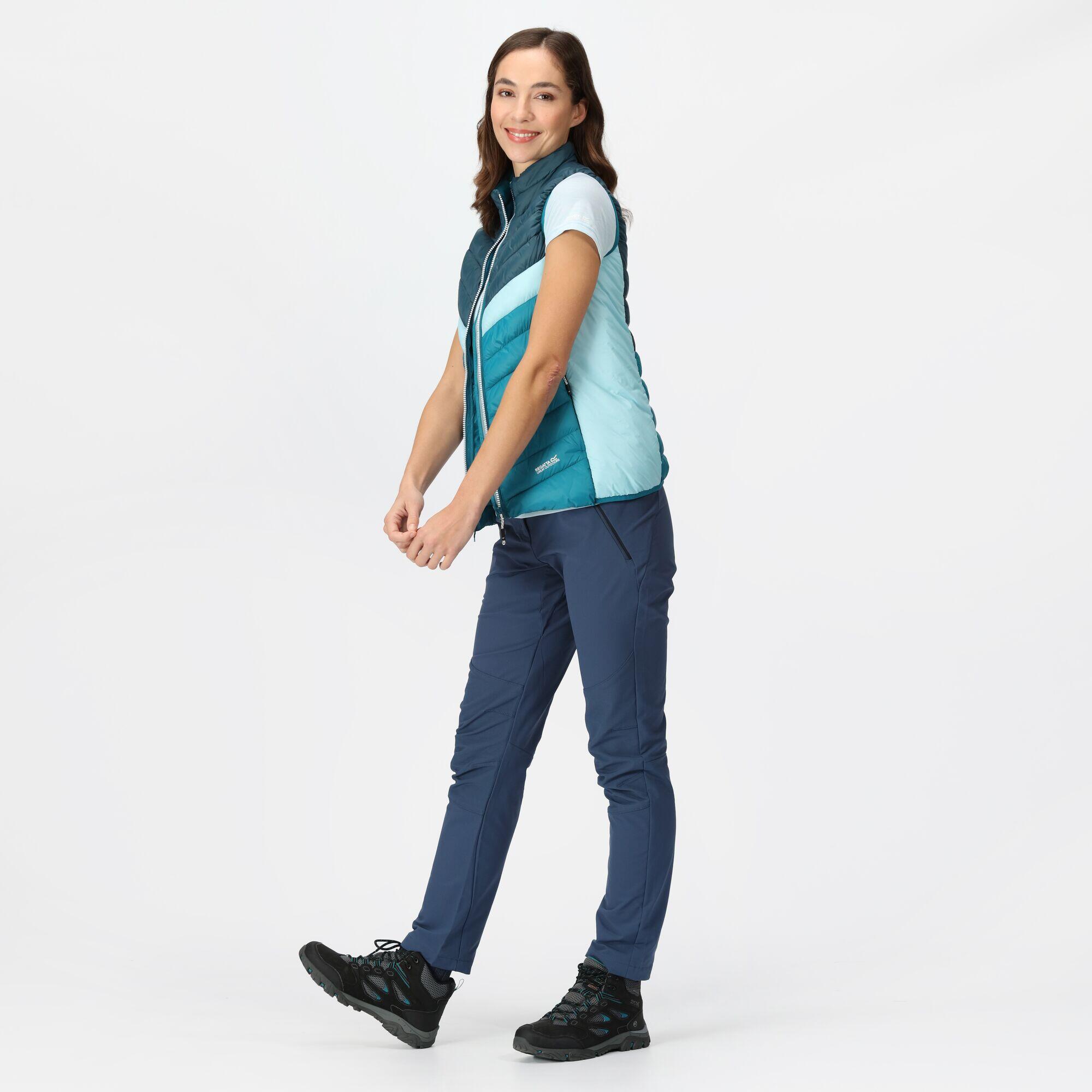Bodywarmer Wandelen Dames Geïsoleerd Waterafstotend Harrock Ii 3/5