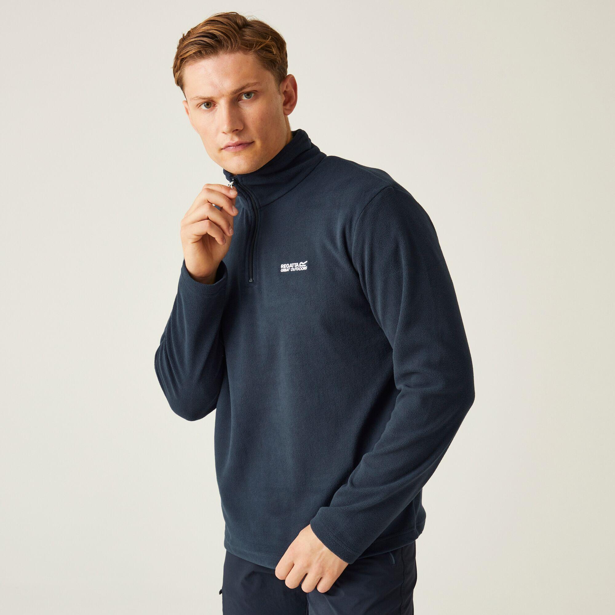 Regatta - Thompson Homme Lightweight Half Zip Hiking Fleece - Polaire - Bleu - 52 2xl - Decathlon