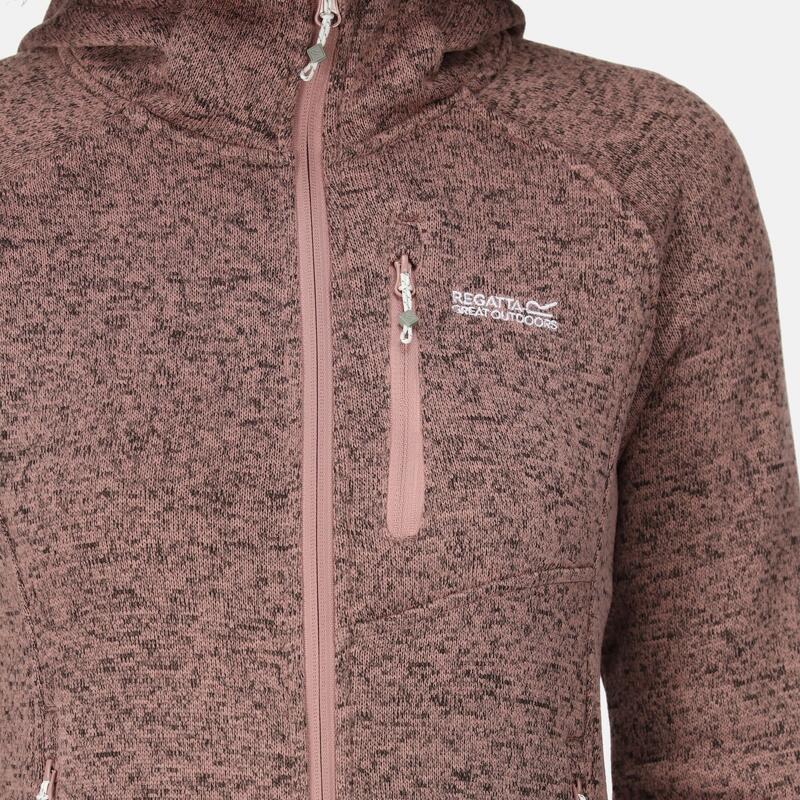 De Newhill sportieve fleece met capuchon voor dames