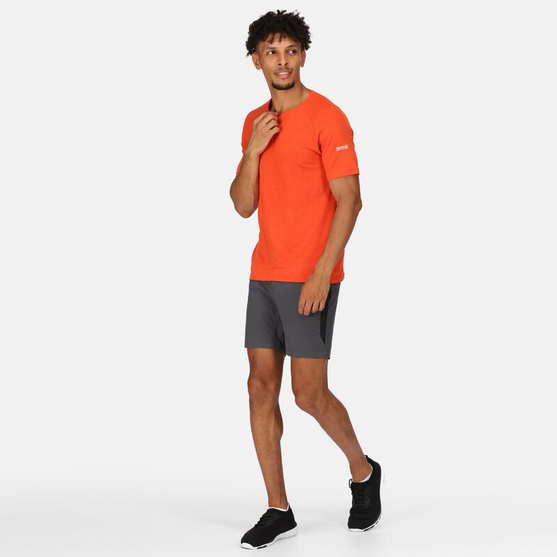 Ambulo Herren-Walking-T-Shirt mit kurzen Ärmeln