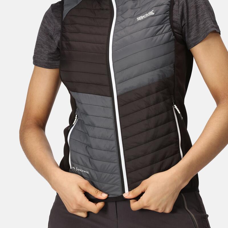 Trutton baffle wandelgilet voor dames