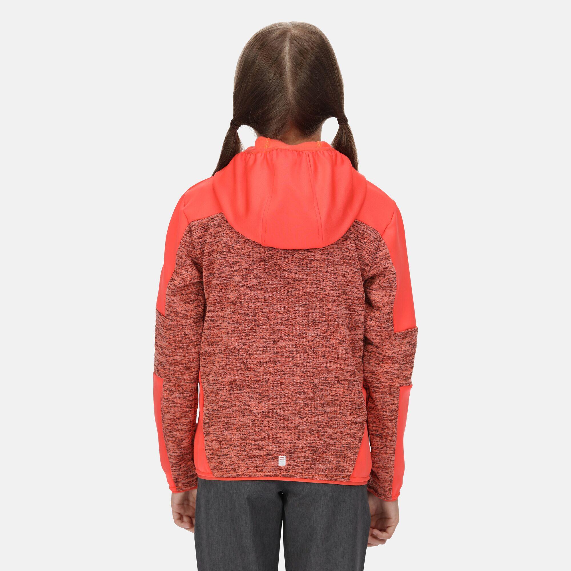 Dissolver V Walking Kids Full Zip Fleece - Pink Coral 2/5