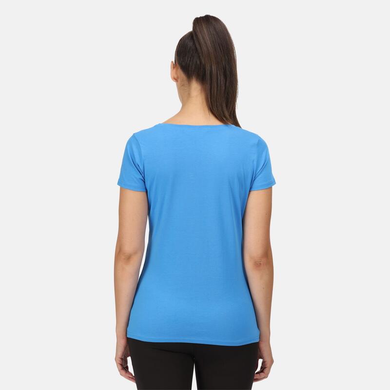 Breezed II Fitness-T-Shirt für Damen - Blau