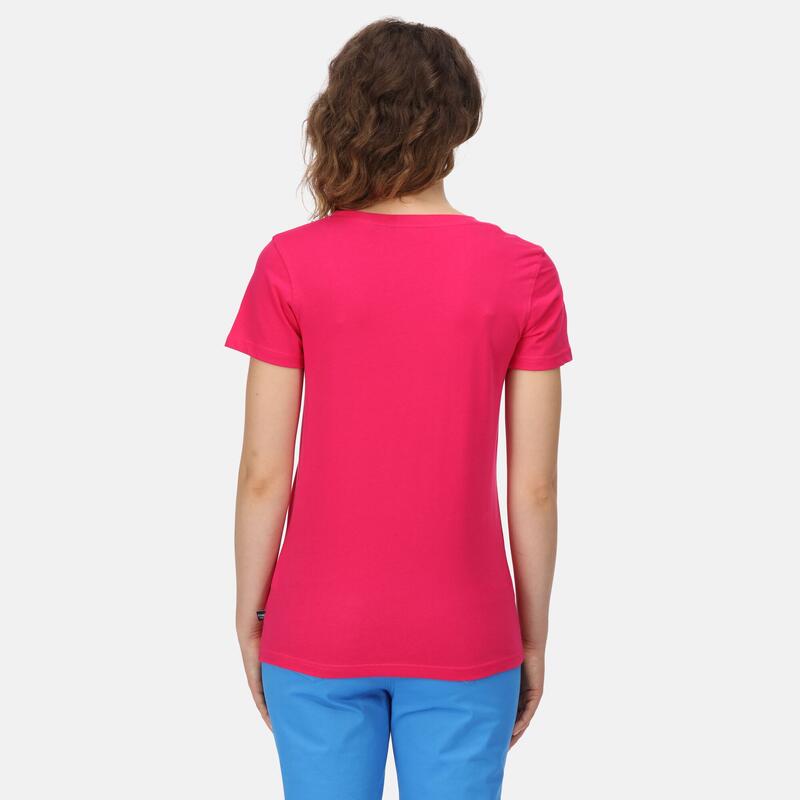 Filandra VI T-shirt Fitness à manches courtes pour femme - Rose