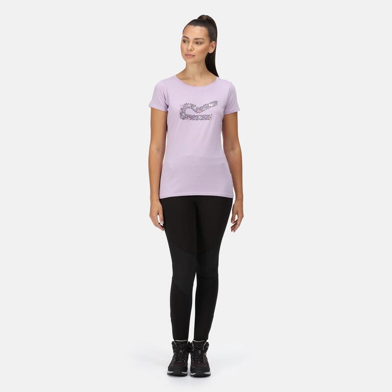 Wandershirt Breezed II Freizeit Damen Pastel Lilac Atmungsaktiv REGATTA