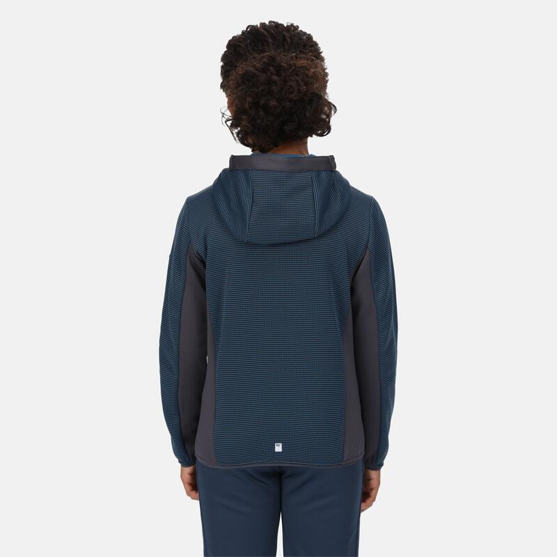 Junior Highton Polaire de marche zippé pour enfant - Bleu