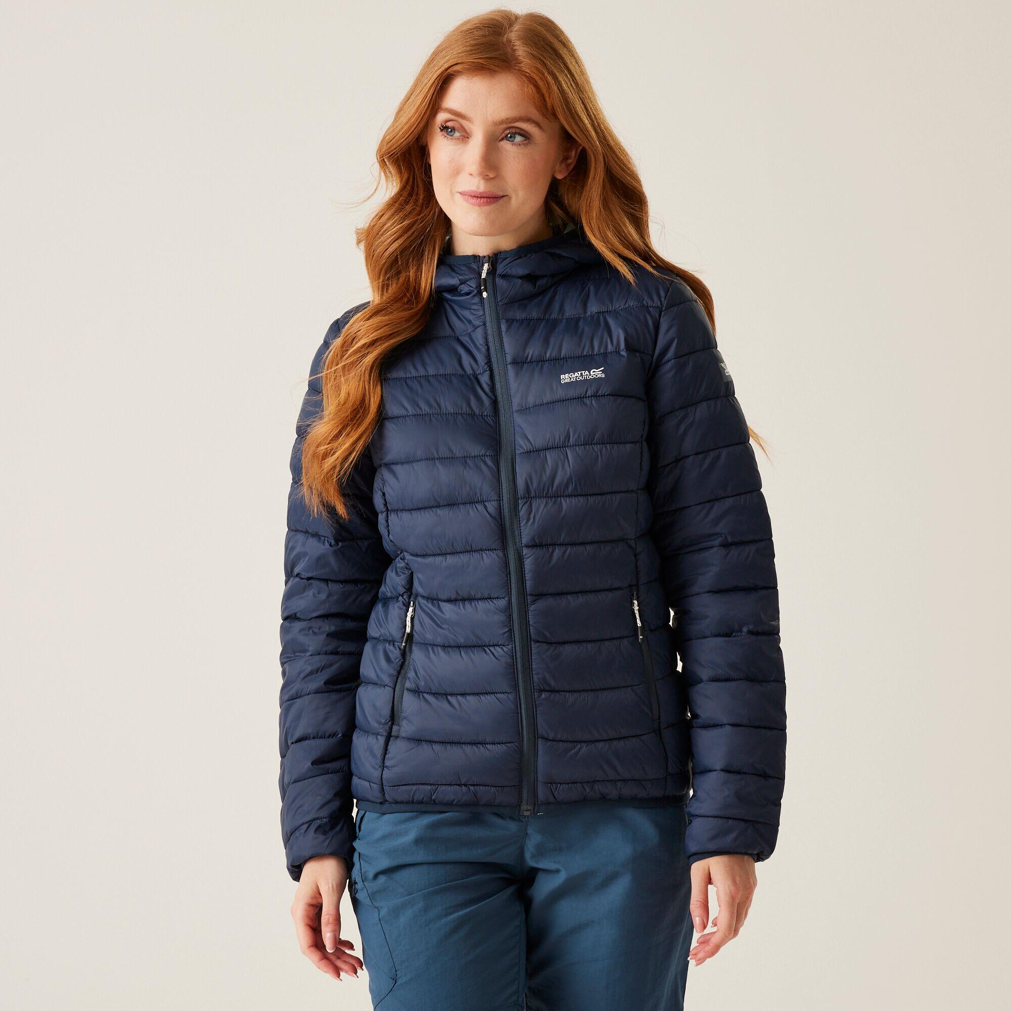 Regatta - Doudoune - Marizion À Capuche Imperméable Et Isolante Pour Randonnée Femme - Doudoune Synthétique - Bleu - 36 Xs - Decathlon