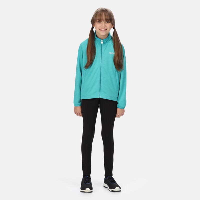 Midlayer Highton Wandern/Outdoor/Trekking Kinder Turquoise Atmungsaktiv REGATTA