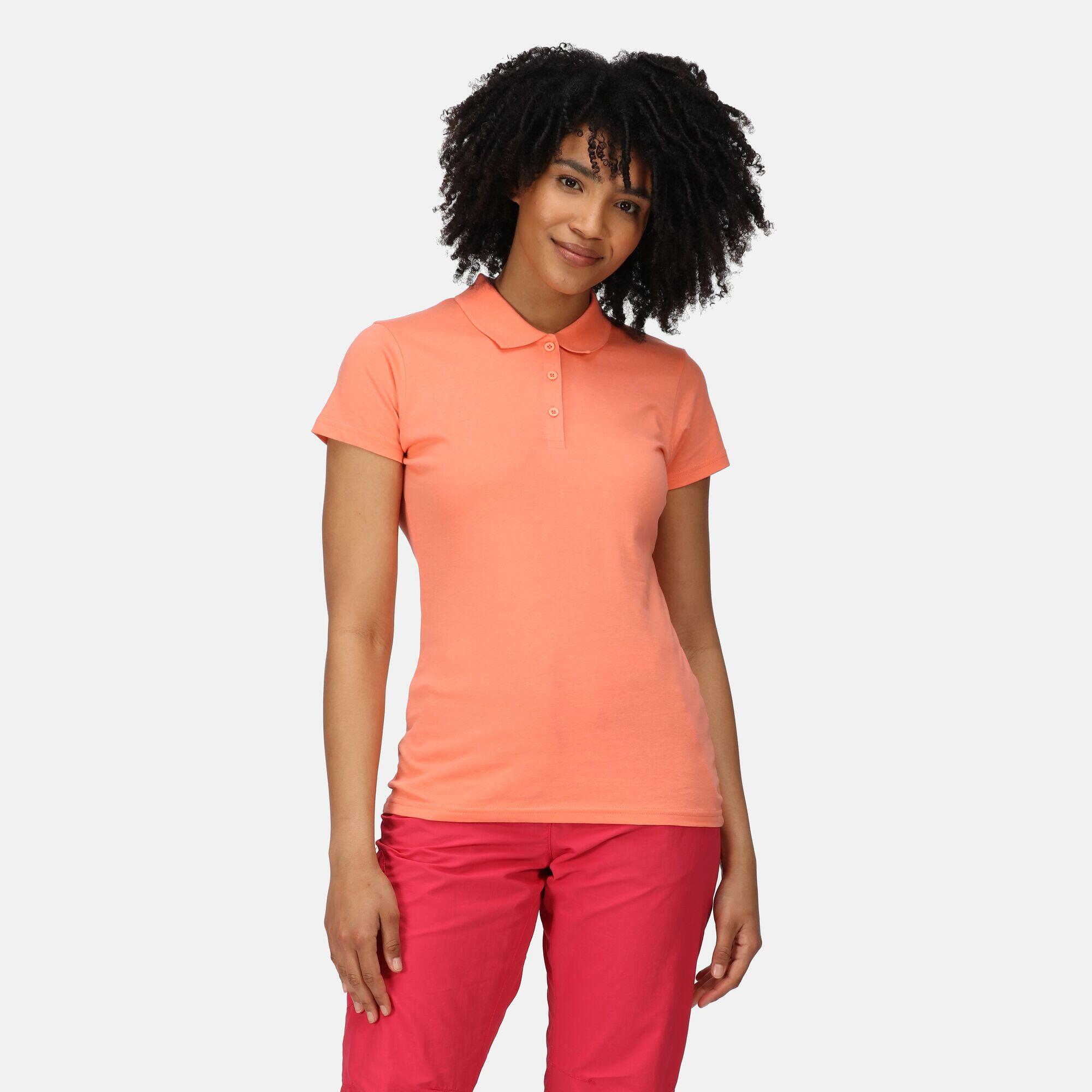 REGATTA Sinton Women's Fitness Short Sleeve T-Shirt - Pink Coral