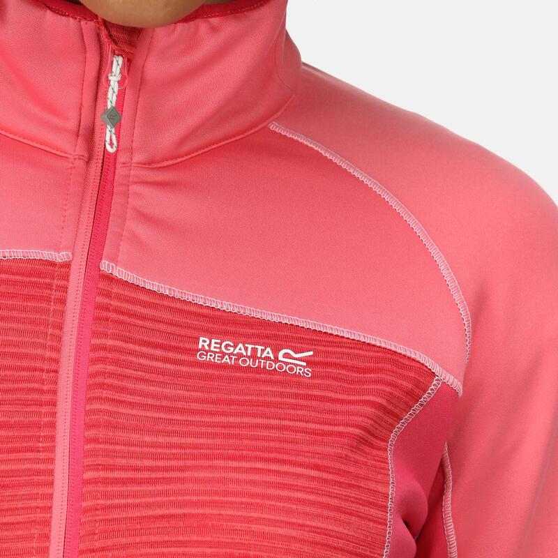 Softshell de randonnée Regatta Yare V pour femme, rose vif