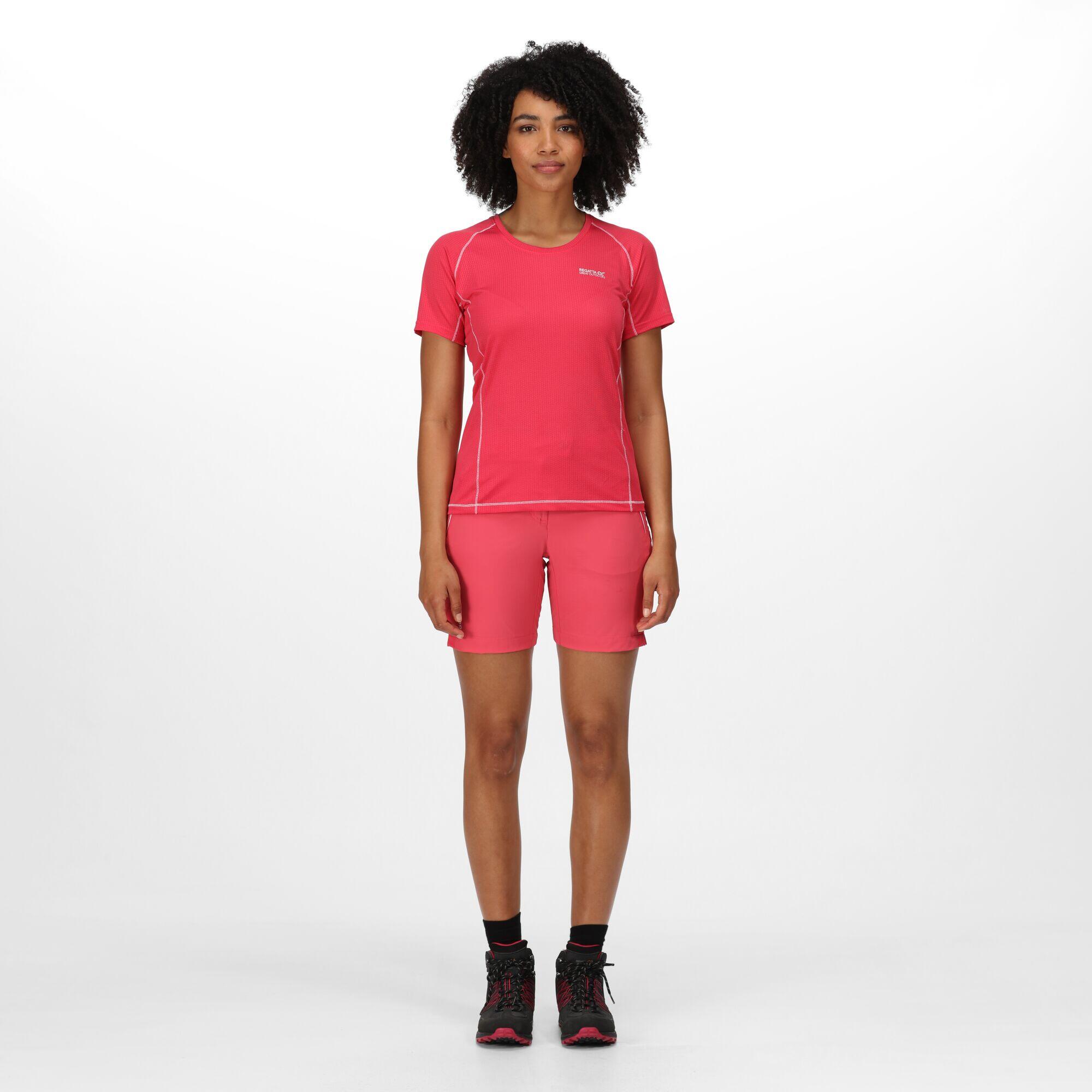 Devote II Women's Walking T-Shirt - Rethink Pink 3/5