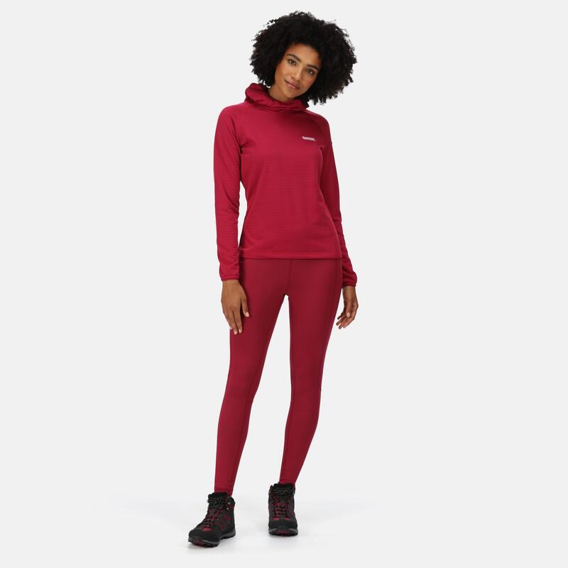 Hartel Sweat de randonnée à capuche à enfiler pour femme - Rose foncé