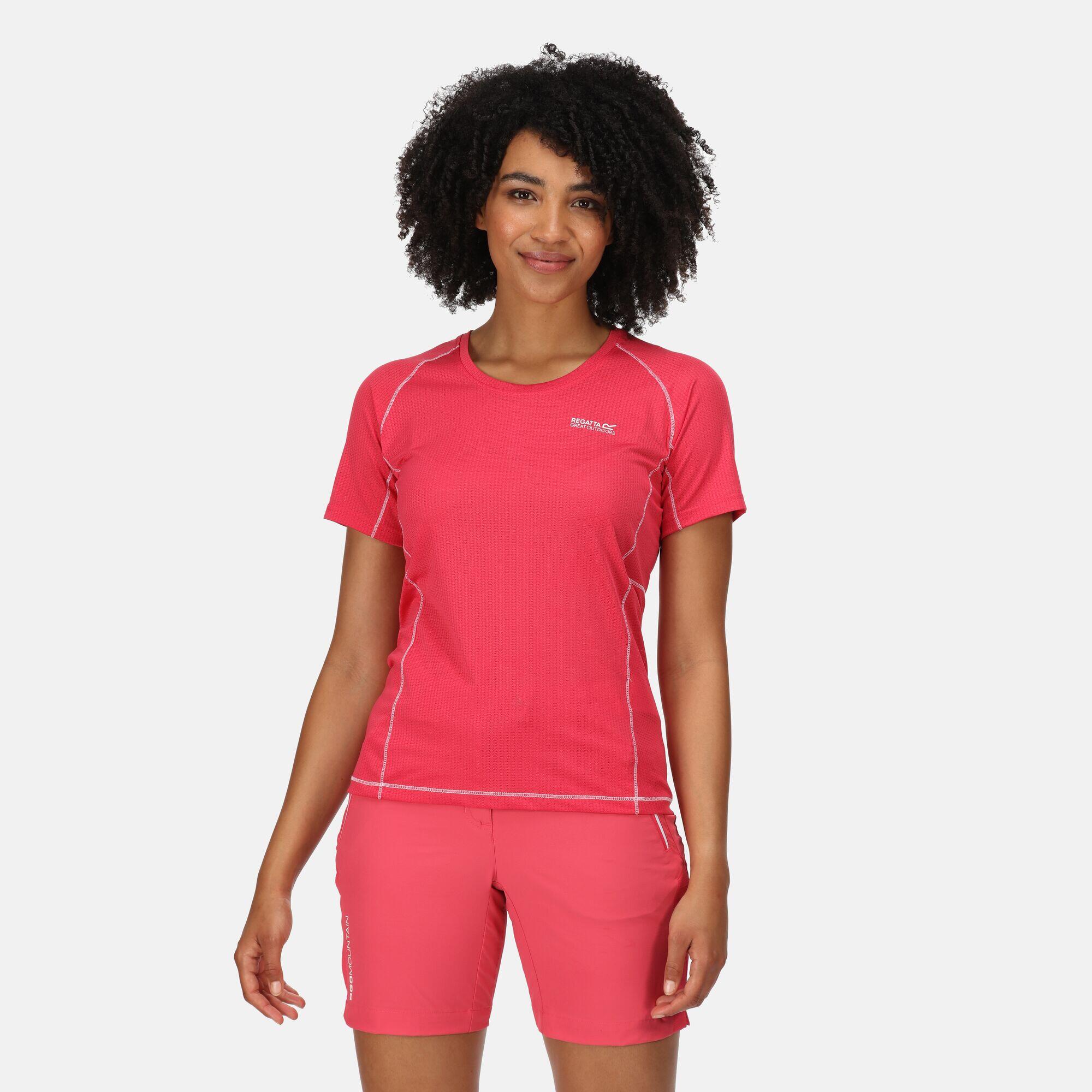 Devote II Women's Walking T-Shirt - Rethink Pink 1/5