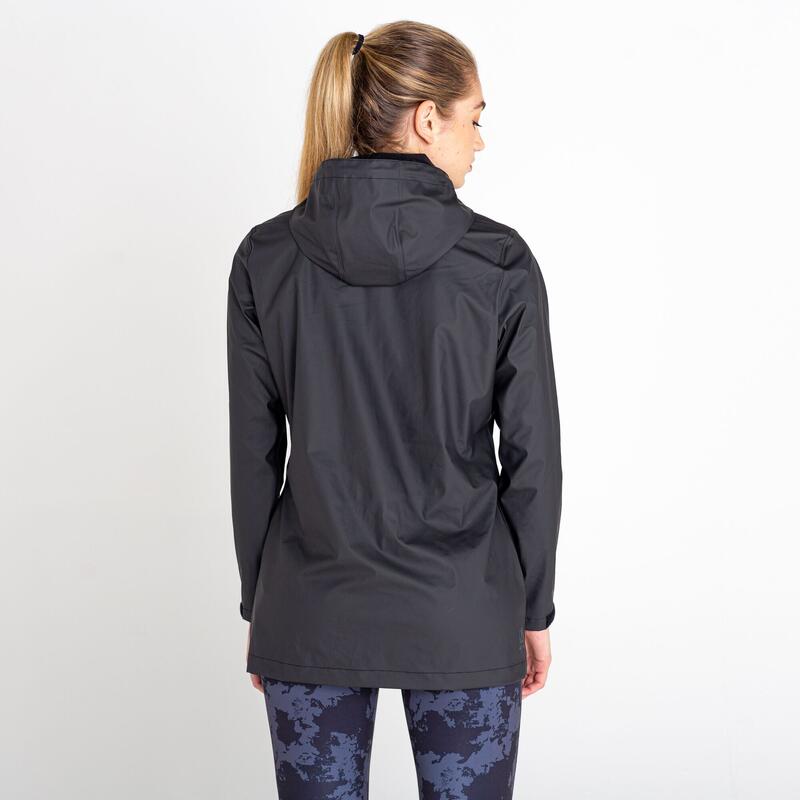 Lambent II Lange Wanderjacke für Damen - Schwarz