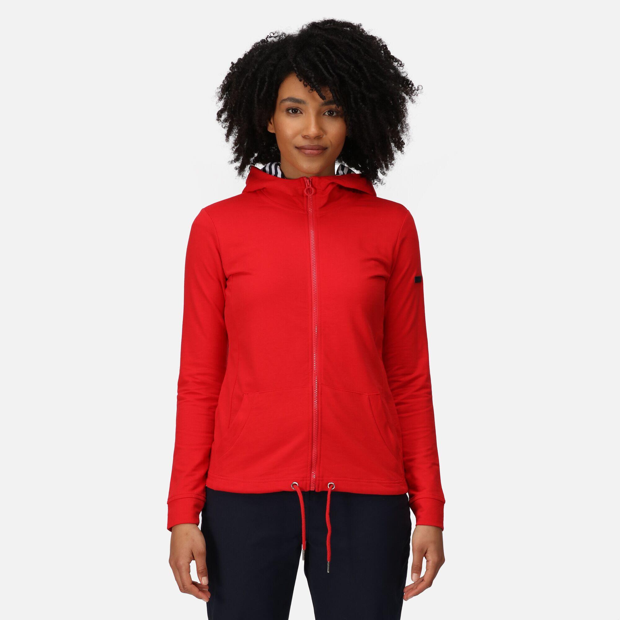 REGATTA Bayarma Women's Walking Full Zip Hoodie - True Red