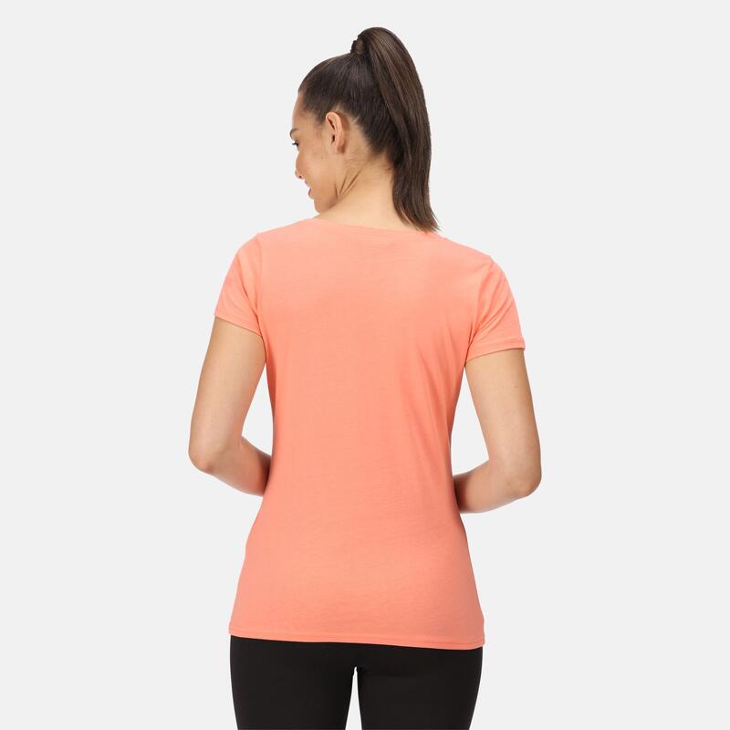 Breezed II Fitness-T-shirt voor dames - Roze