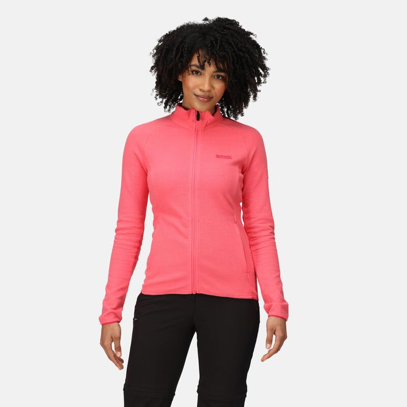 Nevona Wander-Midlayerjacke für Damen - Pink