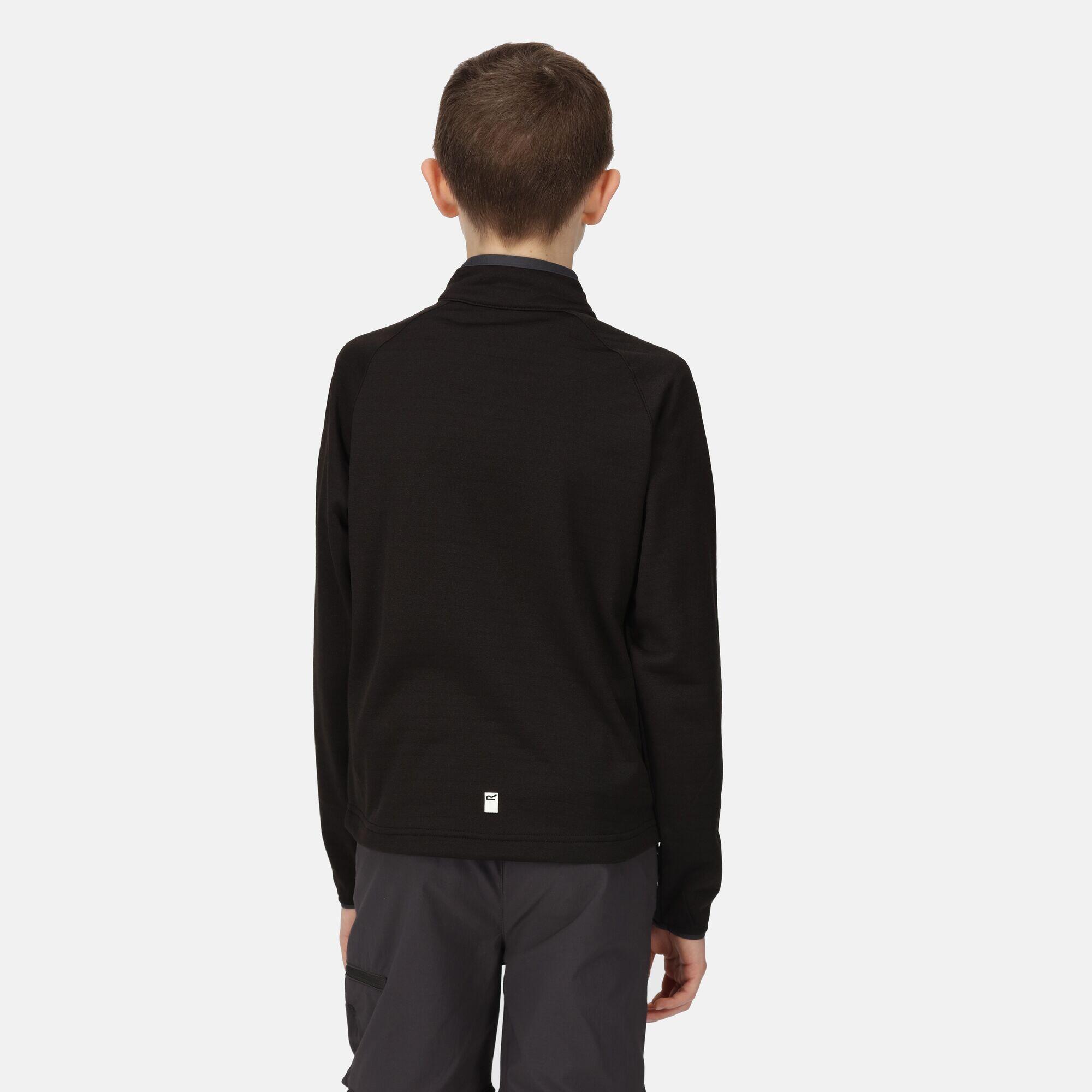 Junior Highton Lite II Walking Kids Full Zip Fleece - Black 2/6