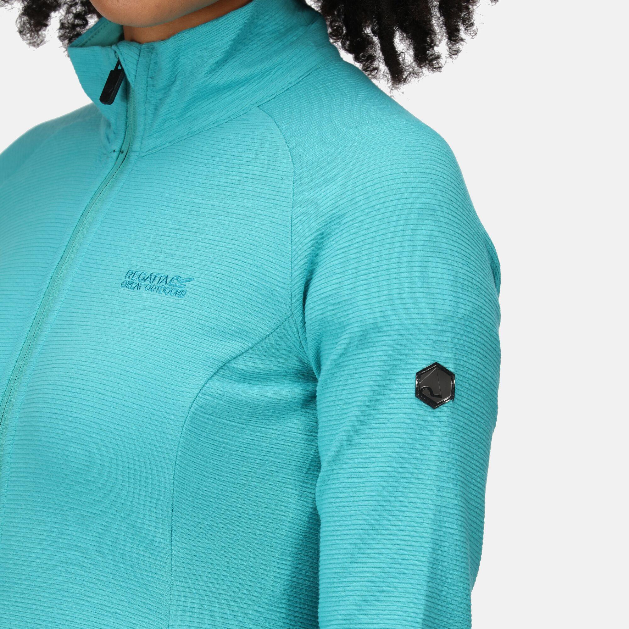 Nevona Women's Hiking Midlayer Jacket - Turquoise 4/5