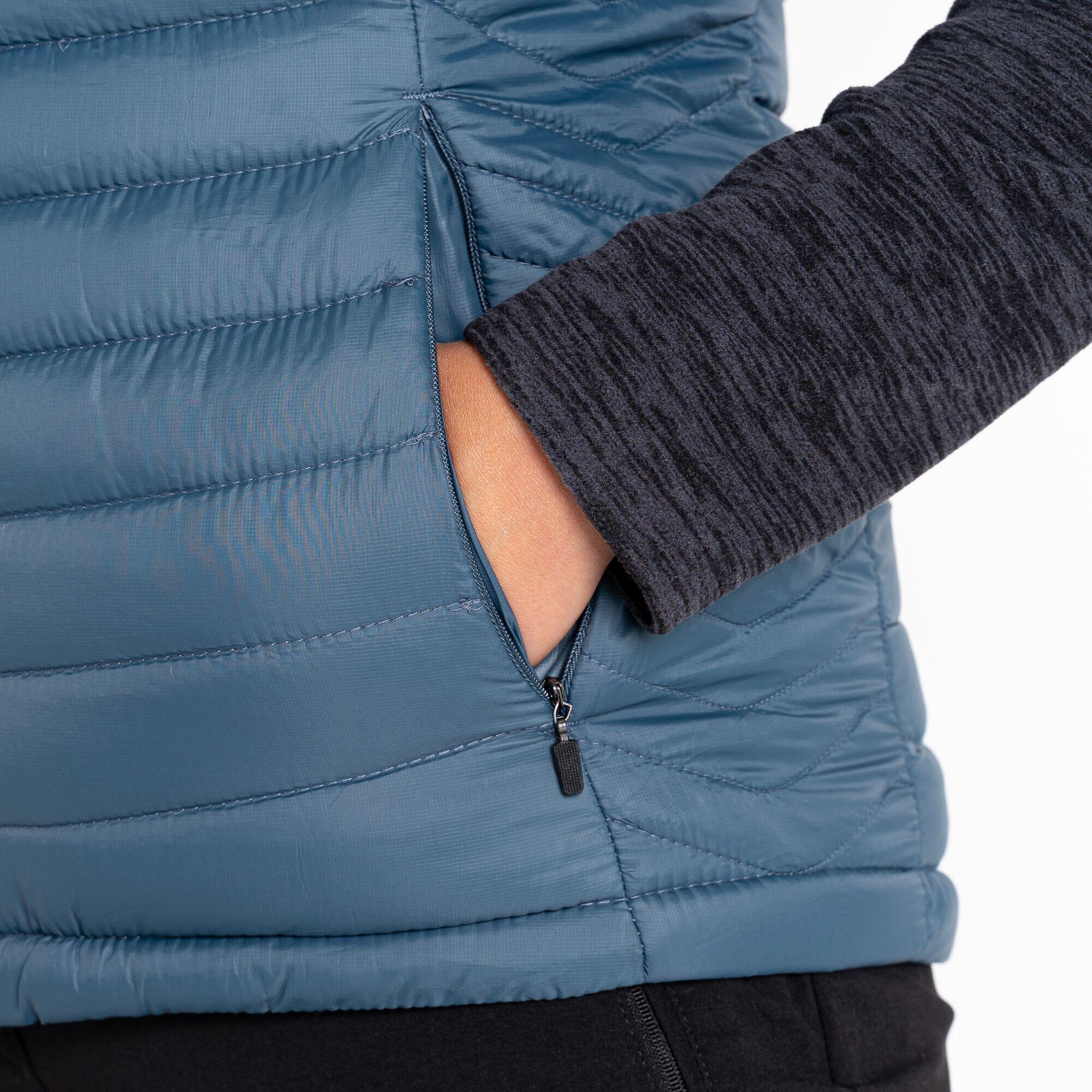 Deter Women's Hiking Padded Gilet - Blue Orion Grey 5/5