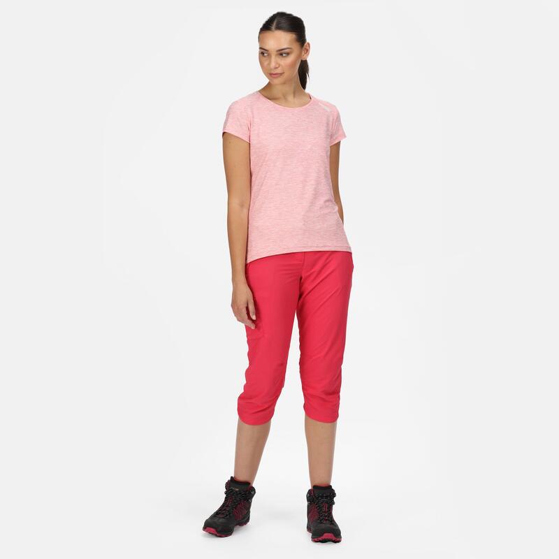 Limonite V T-shirt Fitness pour femme - Rose