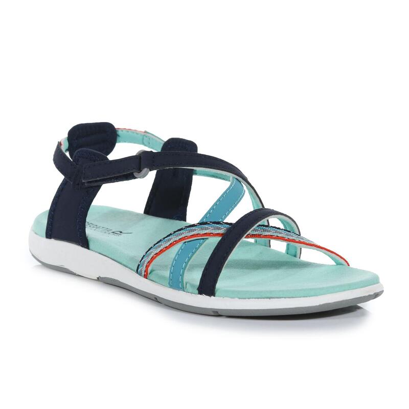 Lady Santa Roma wandelsandalen met riempjes voor dames - Marineblauw