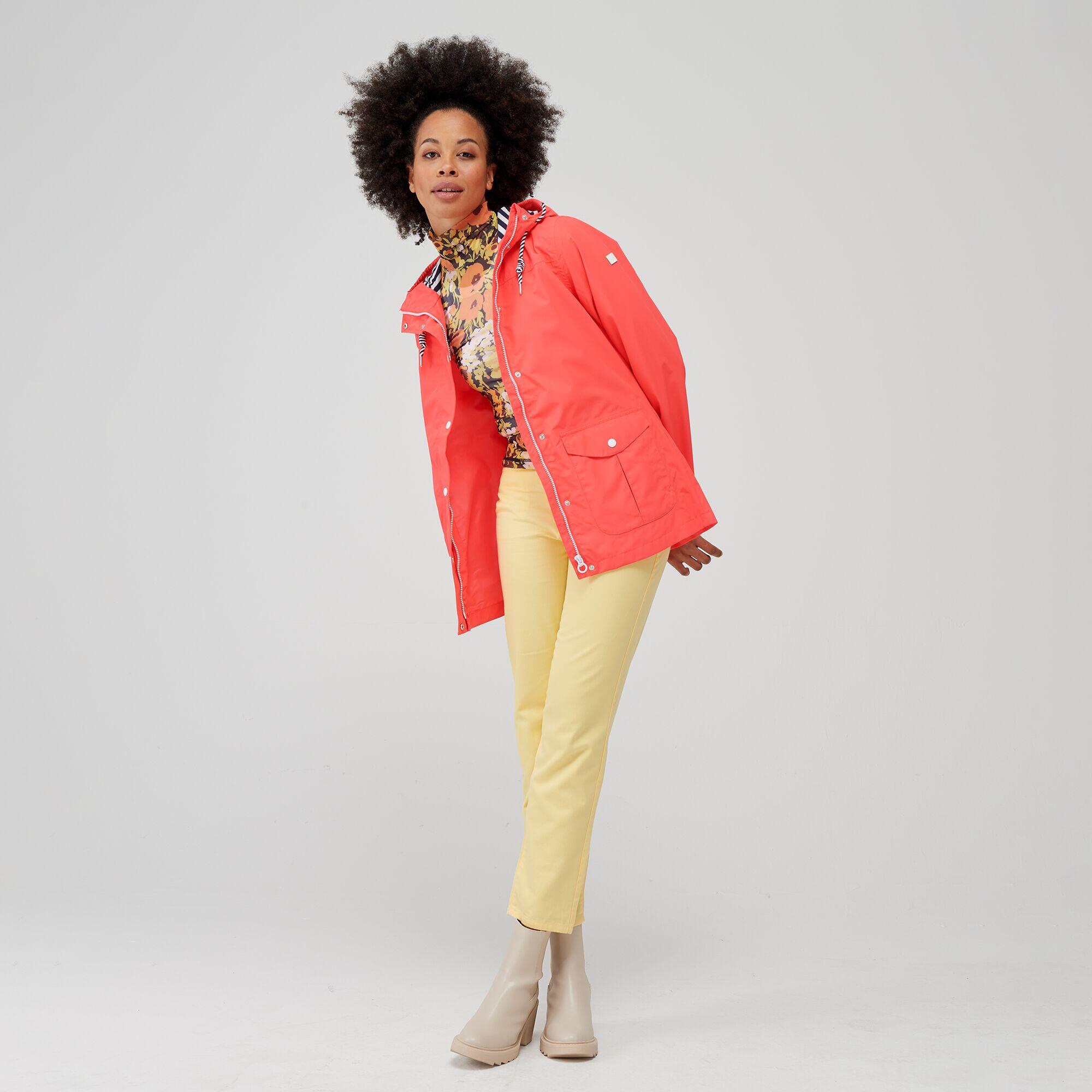 Bayarma Women's Walking Cotton Jacket - Neon Pink 3/6