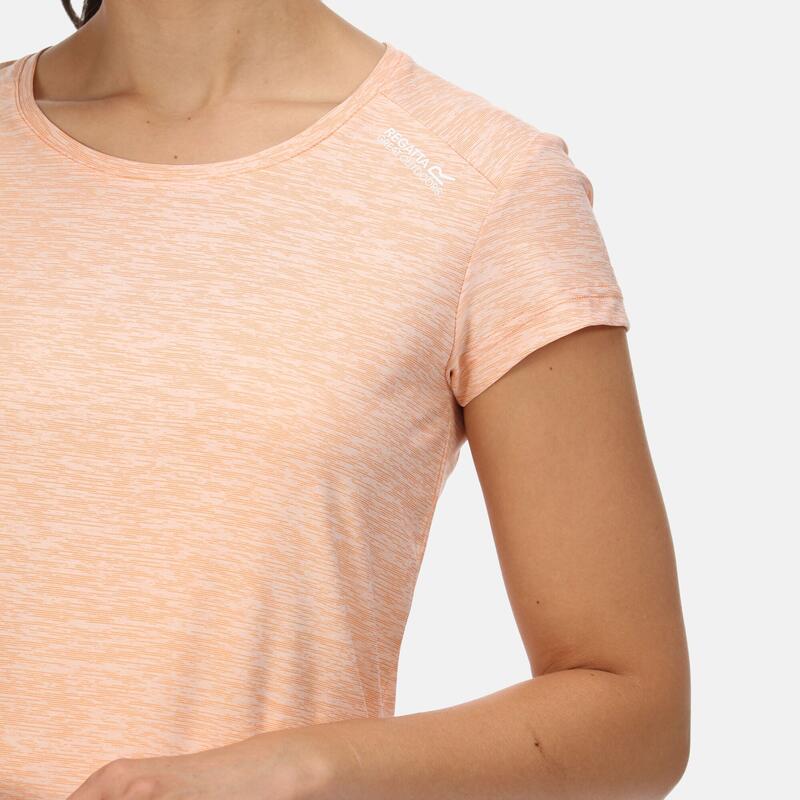 Limonite V T-shirt Fitness pour femme - Orange