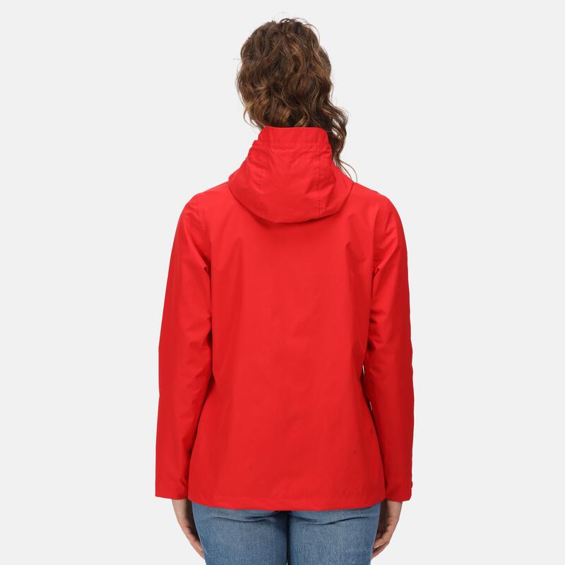 Baysea Walkingjacke für Damen mit Kapuze - Rot