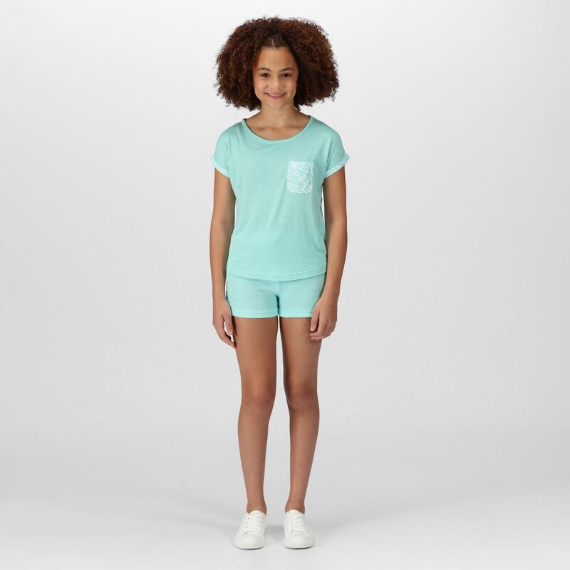 Dayana Short de marche pour enfant - Bleu clair