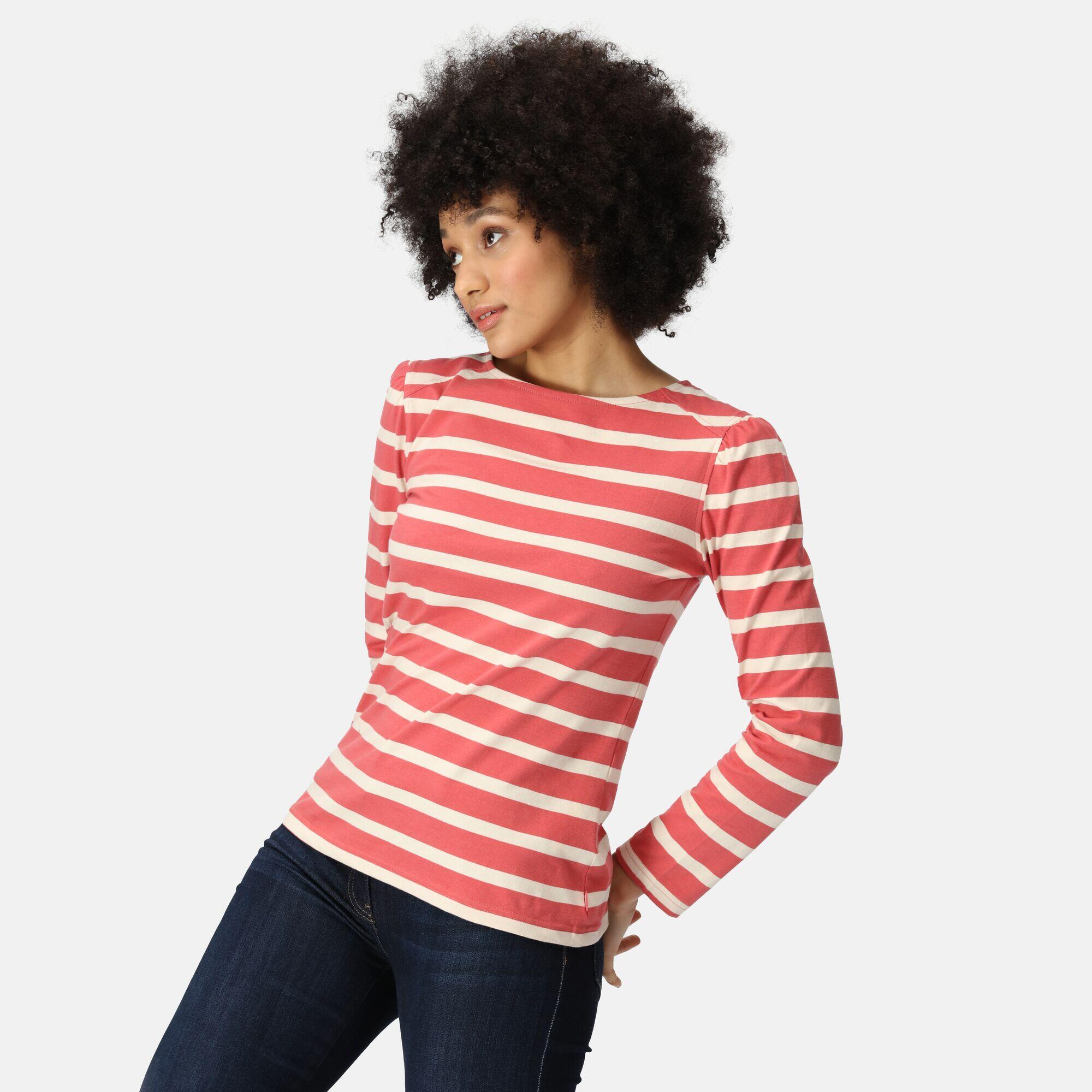 Federica Women's Striped Walking T-Shirt 4/5