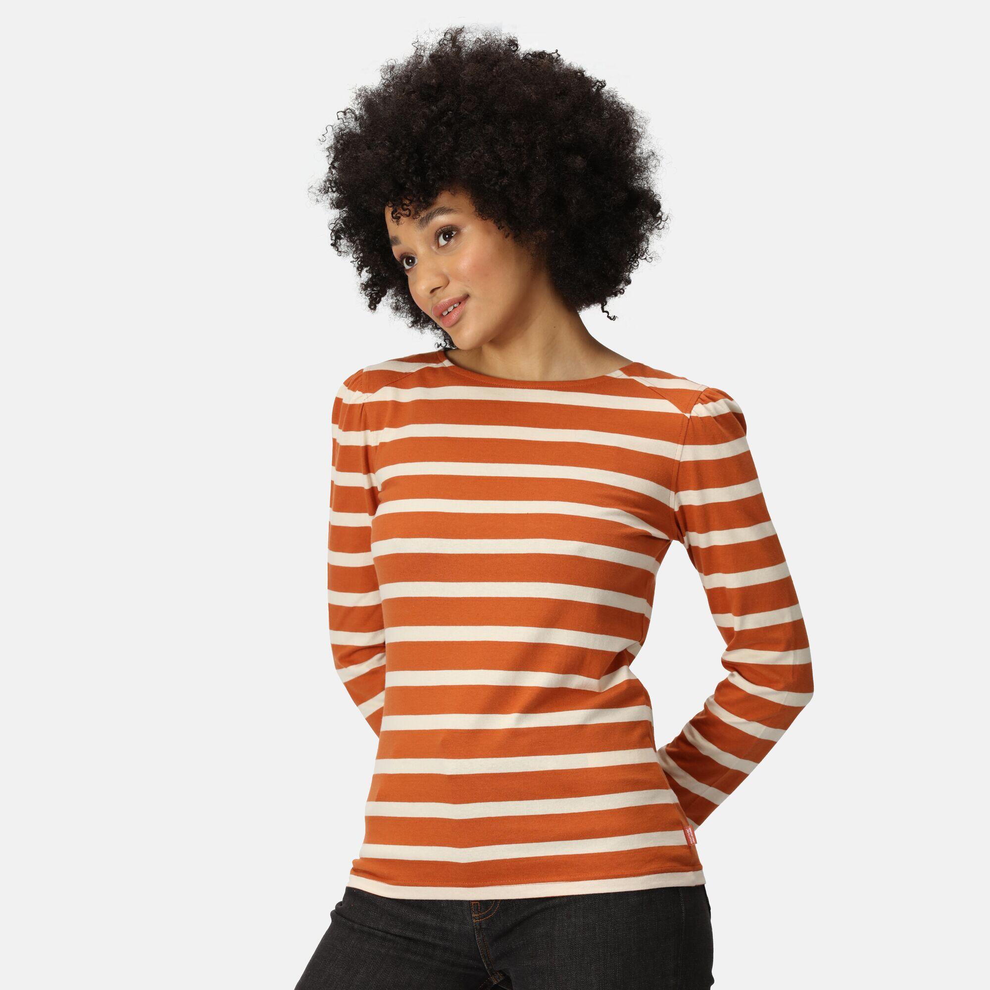 Federica Women's Striped Walking T-Shirt 5/5