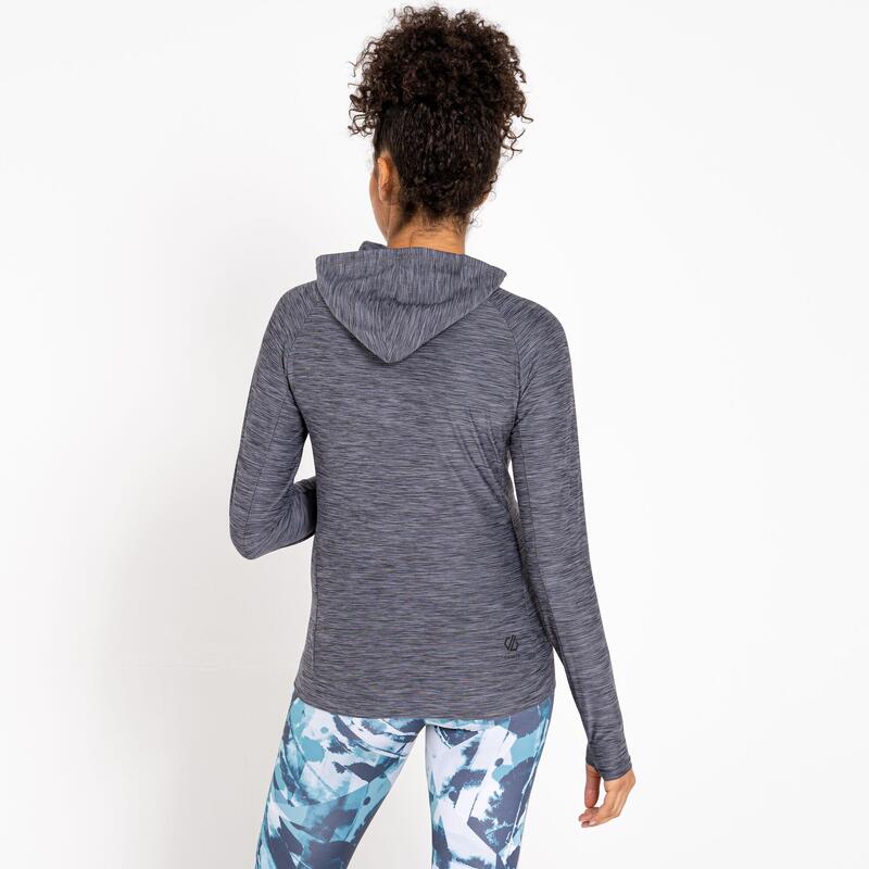 Sprint City Femme Fitness Sweat capuche - Gris moyen / gris