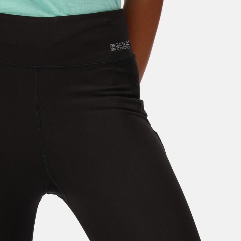 Highton Pro 3/4-fitnessleggings voor dames - Zwart