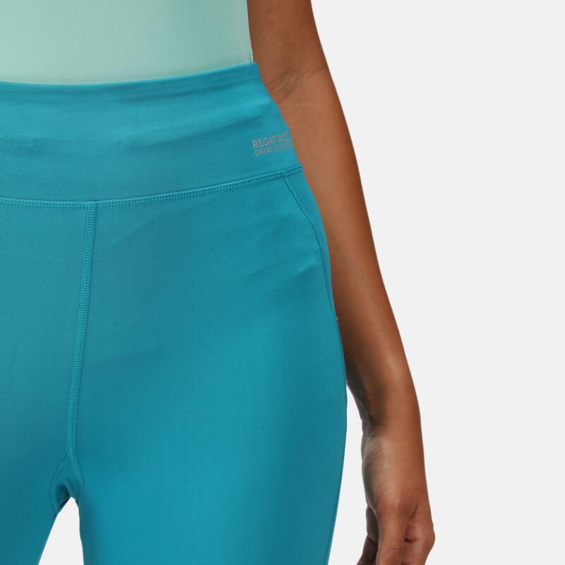 Highton Pro 3/4-lange Fitness-Leggings für Damen - Mitteltürkis