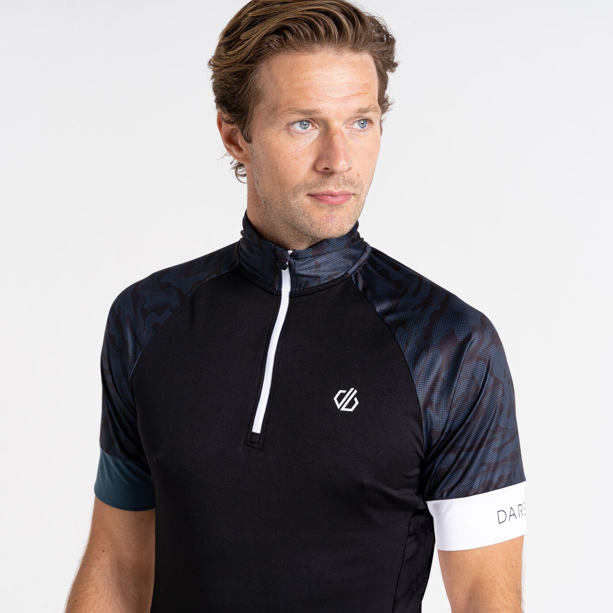 Stay the Course III Men's Cycling Half-Zip, Short Sleeve Jersey 4/5